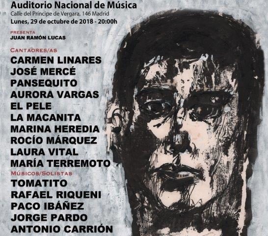 29 de octubre, el Flamenco rinde Homenaje a José Menese en el Auditorio Nacional