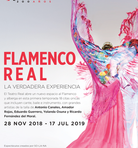 El Teatro Real presenta Flamenco Real, del 28 de noviembre al 17 de julio de 2019