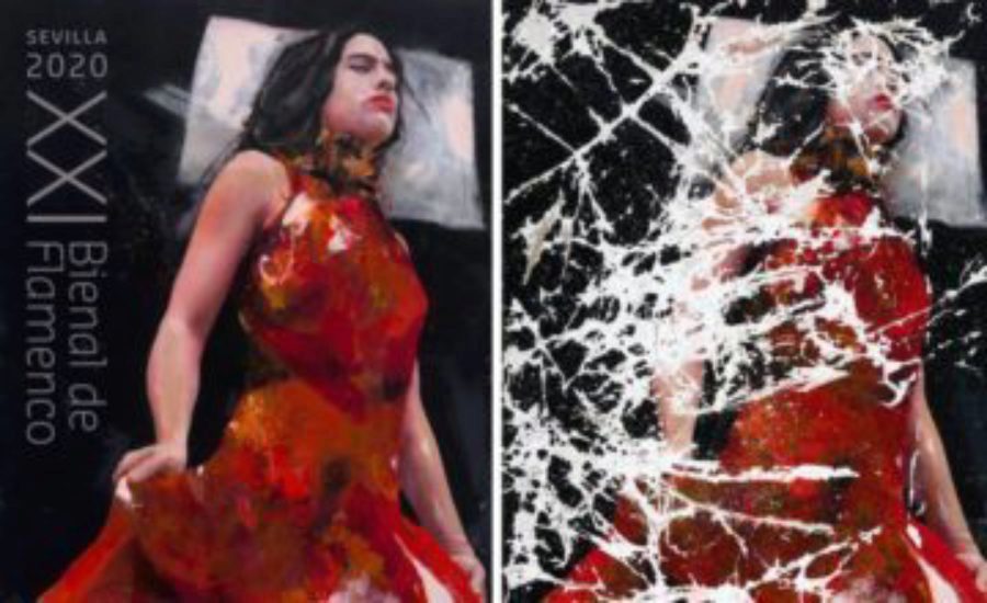 Lita Cabellut presenta el cartel de XXI Bienal de Flamenco, que se celebra en Sevilla del 4 de septiembre al 4 de octubre de 2020
