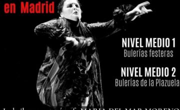 11 y 12 de julio, María del Mar Moreno imparte un intensivo de Bulerías de Jerez en Amor de Dios