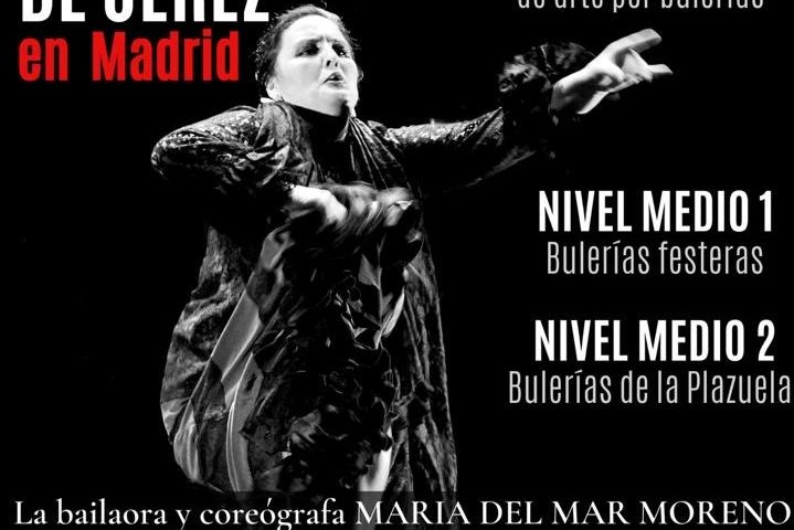 11 y 12 de julio, María del Mar Moreno imparte un intensivo de Bulerías de Jerez en Amor de Dios