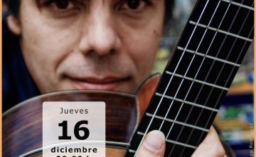 Presentación disco y concierto de guitarra, Pedro Barragán: 16 diciembre, Fundación Casa Patas       