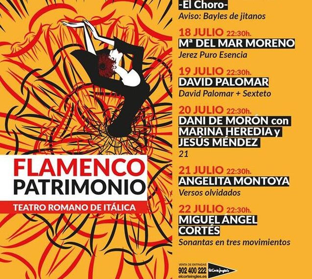 Sabia conjunción de Patrimonios: Teatro Romano Itálica acoge el Ciclo Patrimonio Flamenco