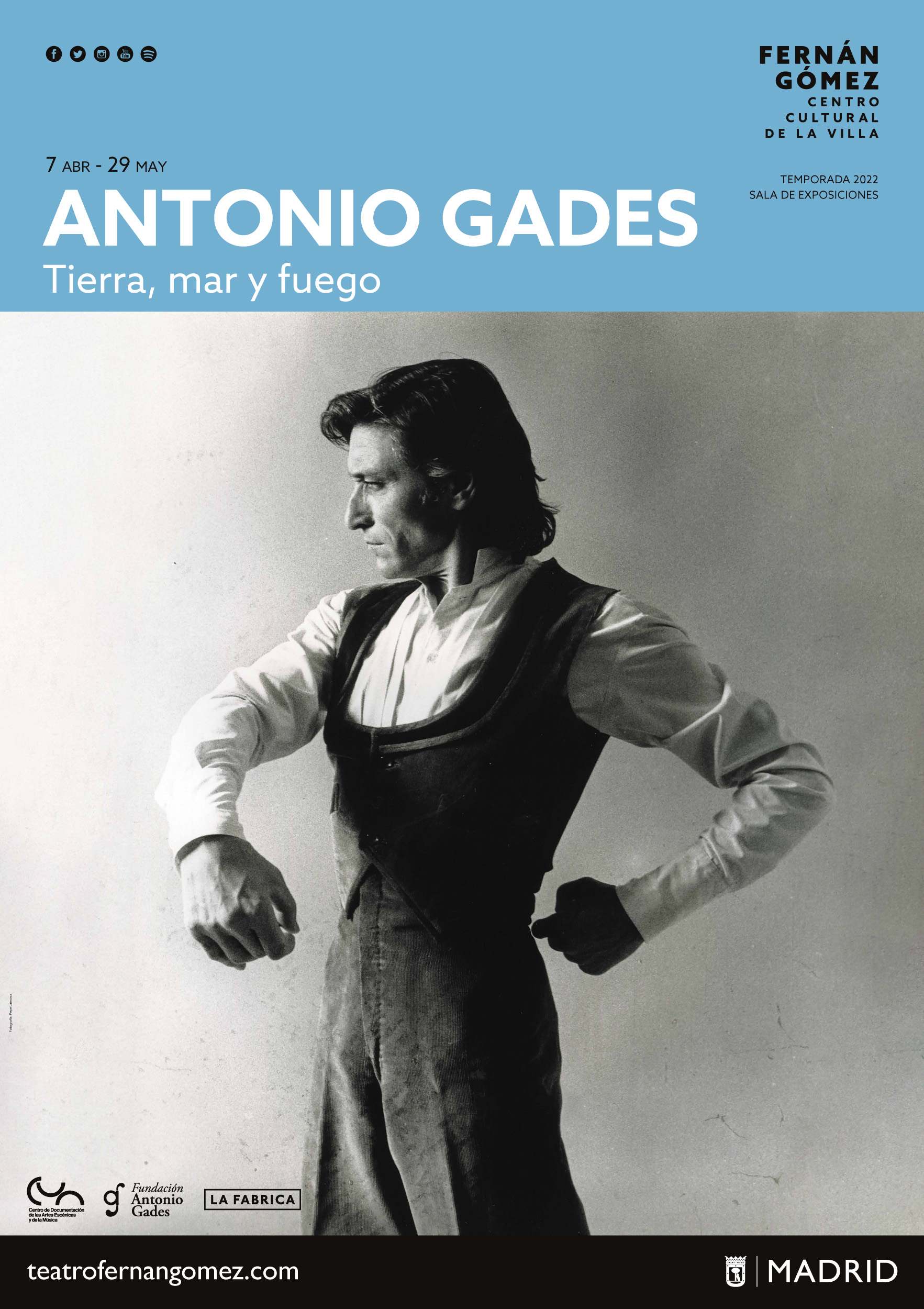 Exposición y homenaje al gran Antonio Gades en el Fernán Gómez de Madrid