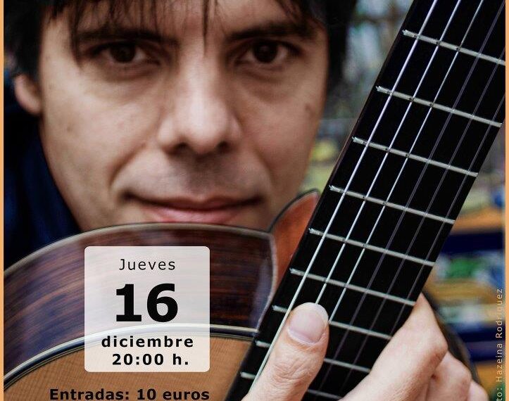 Presentación disco y concierto de guitarra, Pedro Barragán: 16 diciembre, Fundación Casa Patas       