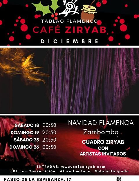 Zambombas y espectáculo navideño en Café Ziryab