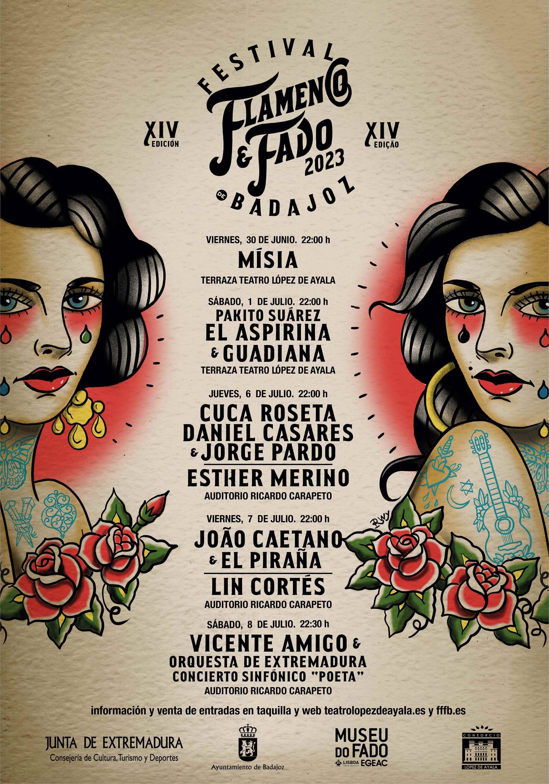Festival de Flamenco y Fado de Badajoz, 30 de junio hasta el 8 de julio