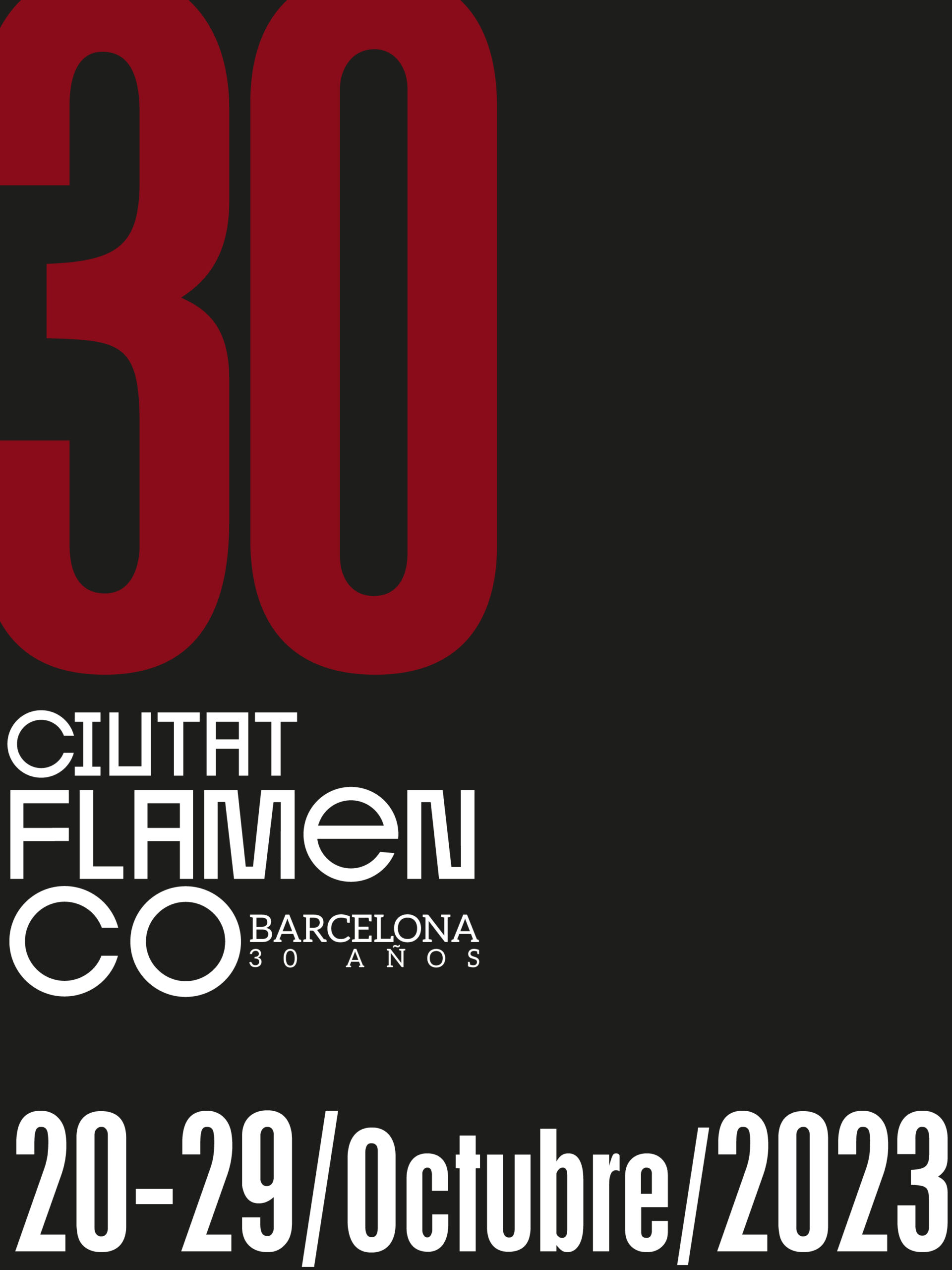 Festival Ciutat Flamenco cumple 30 años y lo celebra con un gran programa del 20 al 29 de octubre