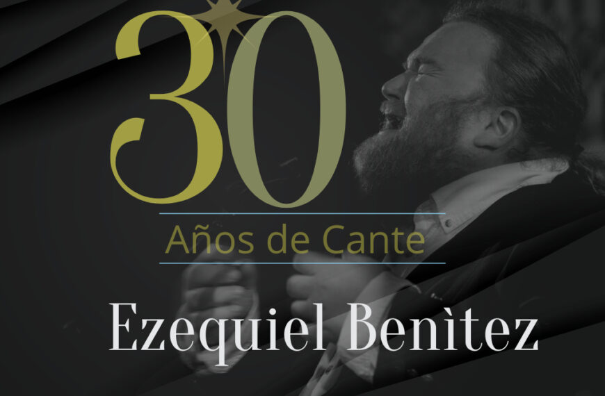 Ezequiel Benítez celebrará con una ra sus 30 años de carrera artística