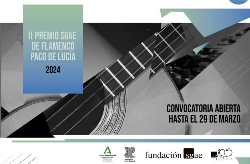 Premio SGAE de Flamenco Paco de Lucía: presentación de propuestas hasta el 25 de marzo