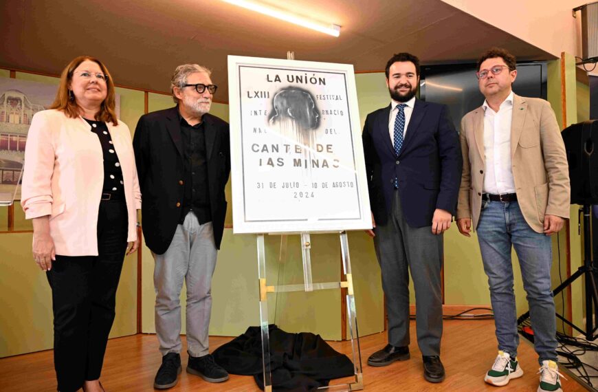 Presentado el cartel del Festival Cante de las Minas 2024, una obra de Jaume Plensa