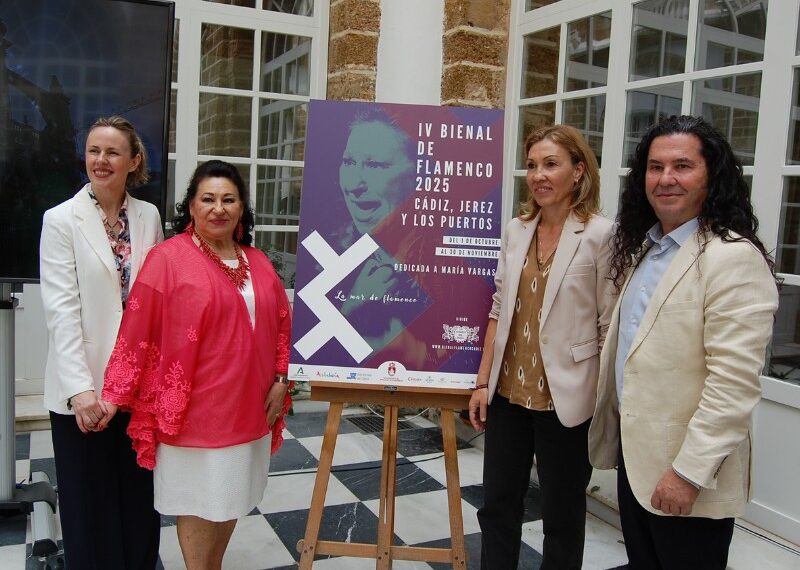 La IV Bienal de Flamenco de Cádiz, Jerez y Los Puertos estará dedicada a María Vargas
