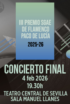 Anuncio concierto III Premio SGAE 2026