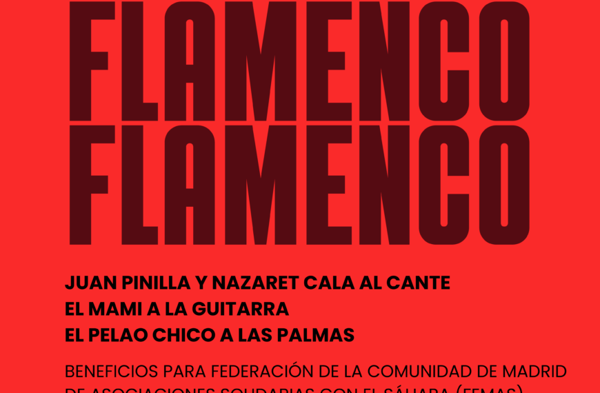 30 de mayo, Festival CCOOmpás Flamenco en apoyo al pueblo saharaui