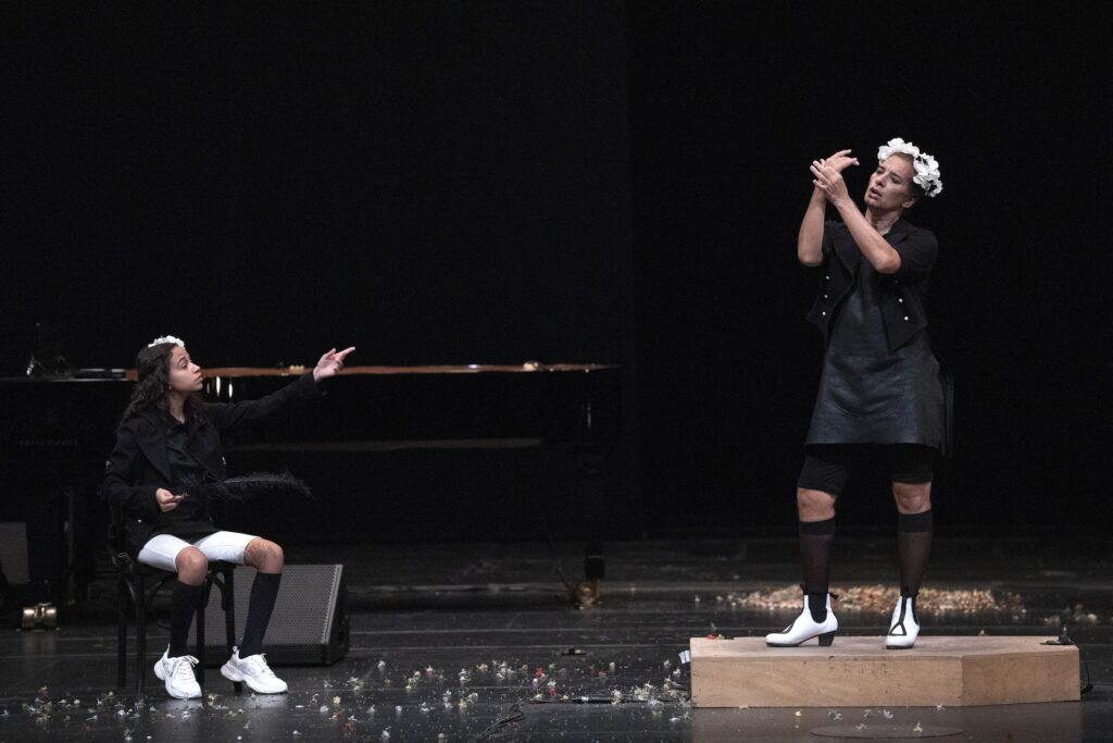 Israel Galván presenta Bolero de Blanco y negro en el teatro de La Maestranza, Sevilla, a 26 de septiembre de 2026. Fotografia: